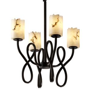 LumenAria Capellini Cylinder Chandelier by Justice Design Group - Starlight Lighting USA and Canada